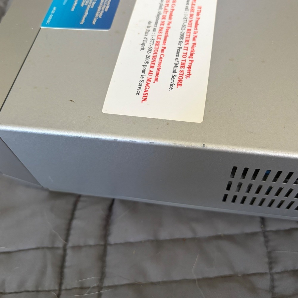 Sony SLV-D360P DVD VCR Combo Player Progressive Scan Hi-Fi Stereo Silver -READ - Picture 10 of 13